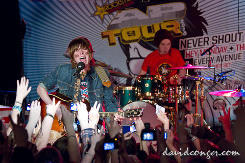 NeverShoutNever at El Corazon on AP Tour 2010