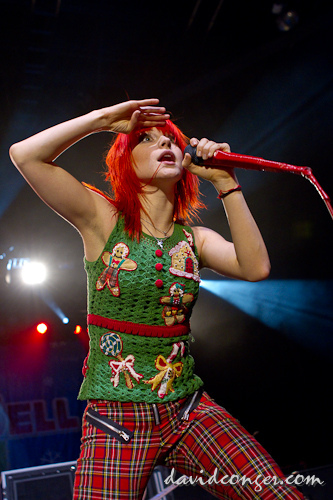 Paramore at Jingle Bell Bash 2010