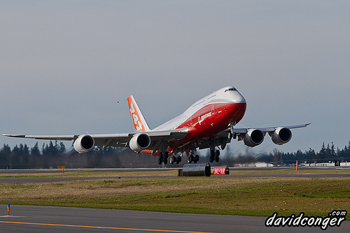 Boeing 747-800 First Flight