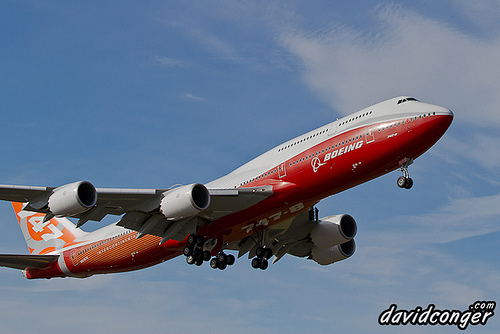 Boeing 747-800 First Flight