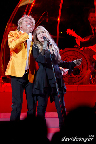 Rod Stewart and Stevie Nicks at Key Arena