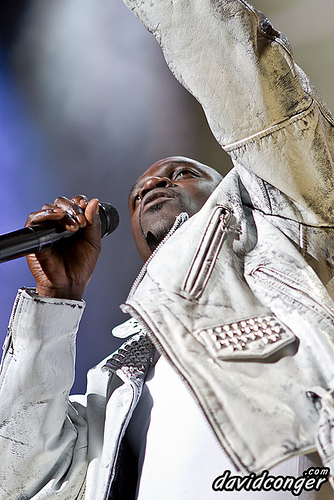 Akon at the Rose Garden