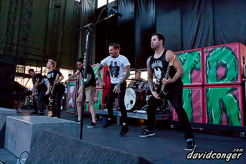 A Day To Remember at Warped Tour 2011