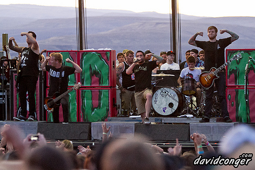 A Day To Remember at Warped Tour 2011