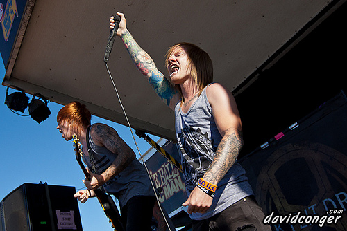 A Skylit Drive at Warped Tour 2011