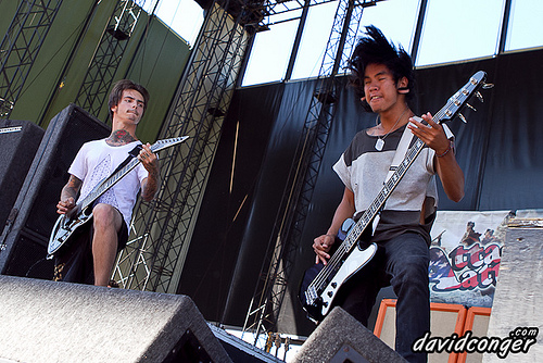Attack Attack at Warped Tour 2011