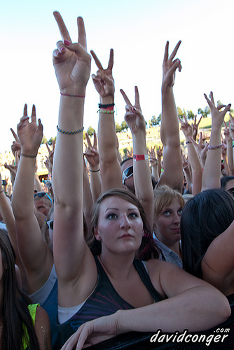 Fans at Vans Warped Tour 2011