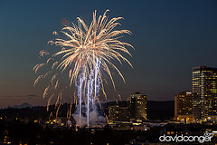 Fireworks at the Symetra Bellevue Family 4th