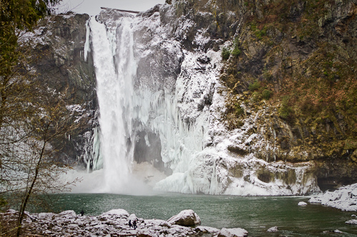 Frozen Snoqualmie Falls December 2009