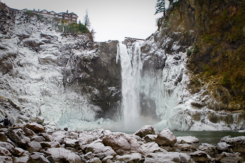 Frozen Snoqualmie Falls December 2009