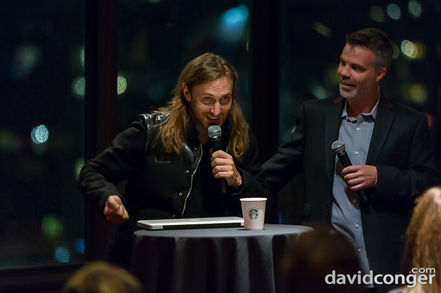 David Guetta at the Space Needle