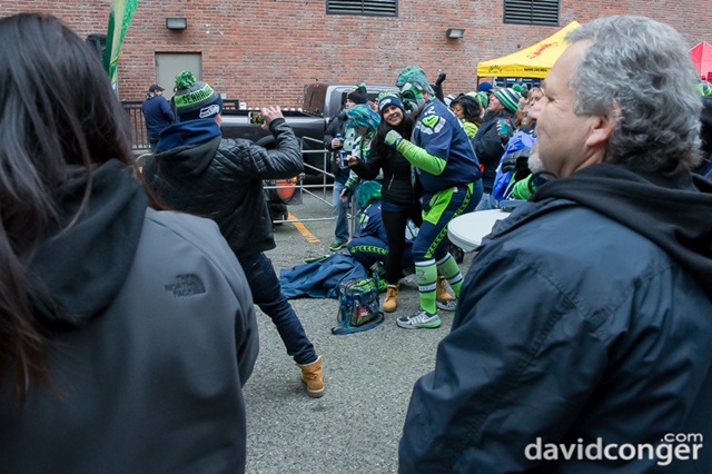Alaska Hometown Hangar for Lions vs Seahawks