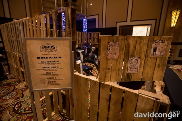 Setup for Speakeasy NYE