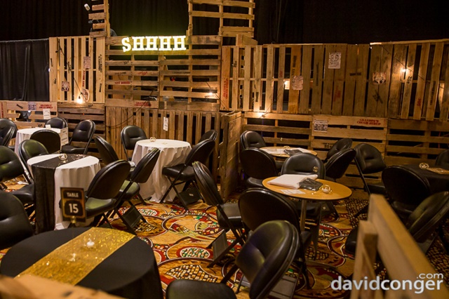 Setup for Speakeasy NYE